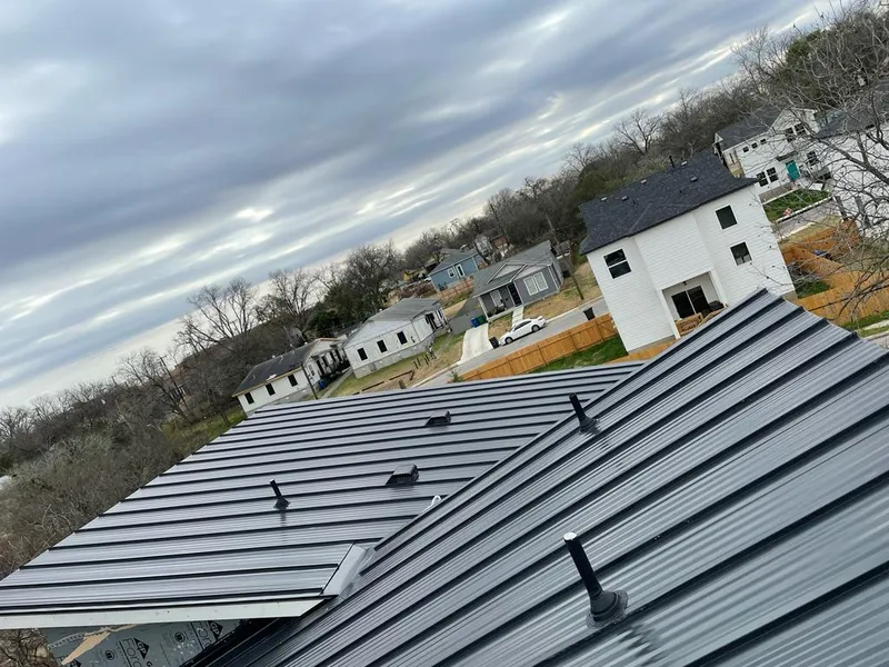 Standing seam metal roof panels with vents for Skylight Repair in Munhall